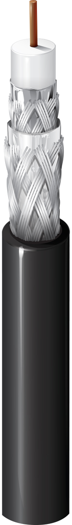 Product image for BELDEN 6339Q8 877U1000 RG6 QUAD CMP NAT JKT (OD .246)