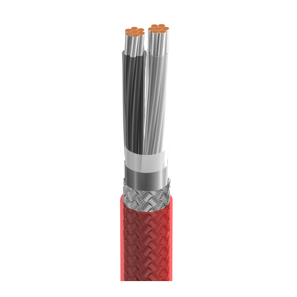 22 AWG, Multi-conductor Electronic Cable, 2 Conductor, Red83552