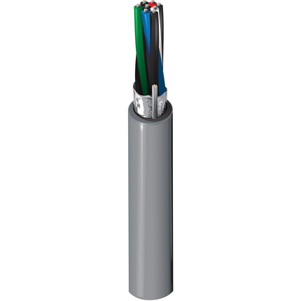 24 AWG, Multi-pair Electronic Cable, 8 Conductor, Unshielded, Red