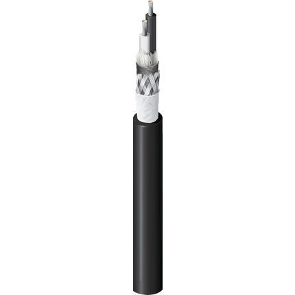 24 AWG, Multi-conductor Electronic Cable, 2 Conductor, Black8413