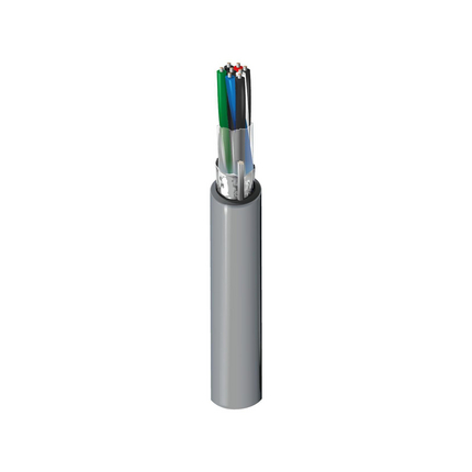 22 AWG, Multi-pair Electronic Cable, 8 Conductor, Unshielded, Gray9305
