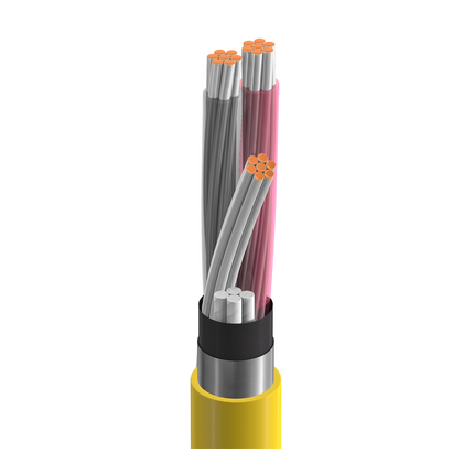 20 AWG, Multi-conductor Electronic Cable, 2 Conductor, Unshielded, YellowClassics High-Temp