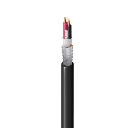 24 AWG, Multi-conductor Electronic Cable, 2 Conductor, Unshielded, Red1800F