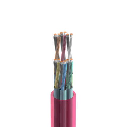 22 AWG, Multi-pair Electronic Cable, 4 Conductor, Aluminum foil/polyester tape, Red88723