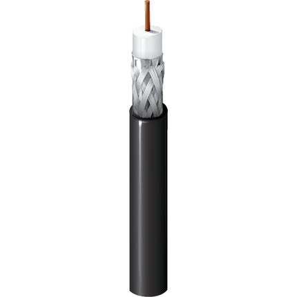 RG59/U Coaxial Cable, 20 AWG, Shielded, Natural, 1506A