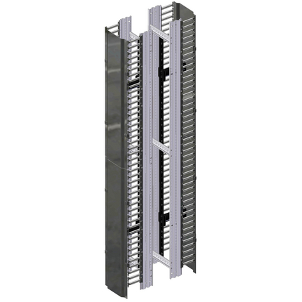 Product image for BELDEN BHVHH03 VERTICAL CABLE MANAGER WITH DOORS