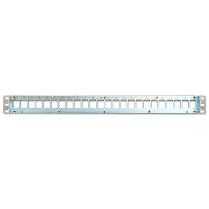 Product image for BELDEN AX104563 24PORT BLANK 1U SHILDED PATCH PANEL