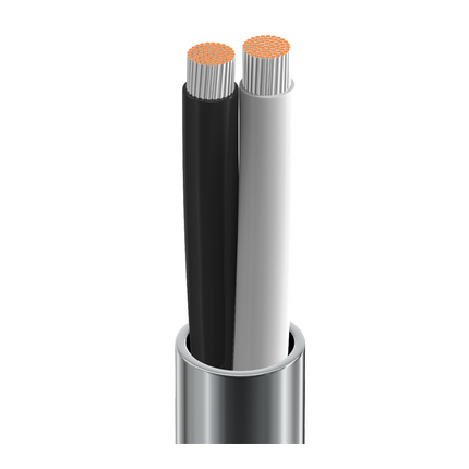 12 AWG, Multi-conductor Electronic Cable, 2 Conductor, Unshielded, GrayClassics Low-Temp