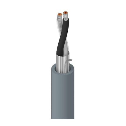 20 AWG, Multi-conductor Electronic Cable, 2 Conductor, Unshielded, GrayClassics Low-Temp