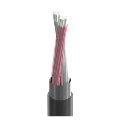 Type JX Extension Grade Thermocouple Wire, 20 AWG, 2C, Stranded, FEP Insulation, Black