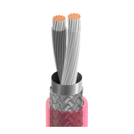 16 AWG, Multi-conductor Electronic Cable, 2 Conductor, Unshielded, Red83702