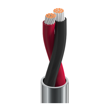 18 AWG, Multi-conductor Electronic Cable, 2 Conductor, Unshielded, GrayClassics Low-Temp