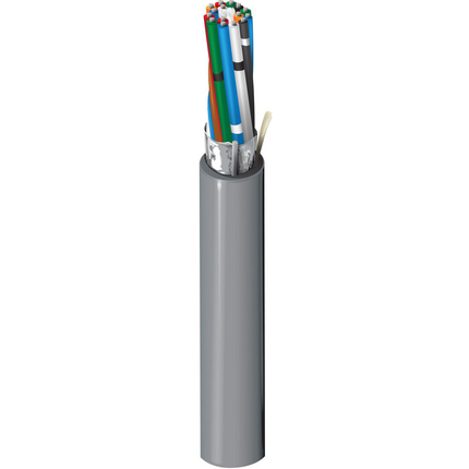 24 AWG, Multi-conductor Electronic Cable, 15 Conductor, Unshielded, Gray9541
