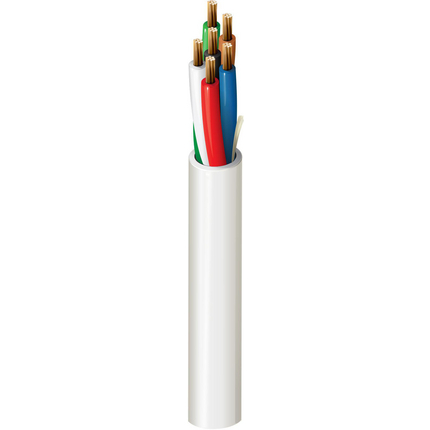 18 AWG, Multi-conductor Electronic Cable, 6 Conductor, Unshielded, Gray5304UE