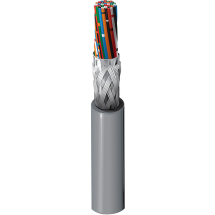 24 AWG, Multi-conductor Electronic Cable, 37 Conductor, Unshielded, Gray9938