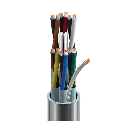 20 AWG, Multi-pair Electronic Cable, 12 Conductor, Gray9874