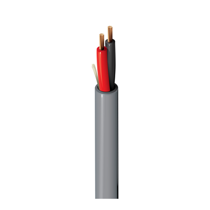 16 AWG, Multi-conductor Electronic Cable, 2 Conductor, Unshielded, Gray5200UE