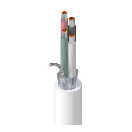 18 AWG, Multi-conductor Electronic Cable, 4 Conductor, Unshielded, NaturalClassics High-Temp