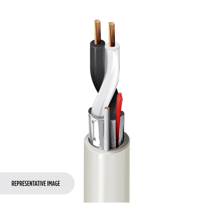 20 AWG, Multi-conductor Electronic Cable, 2 Conductor, Unshielded, Gray5400FE
