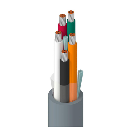 16 AWG, Multi-conductor Electronic Cable, 5 Conductor, Unshielded, Gray9620