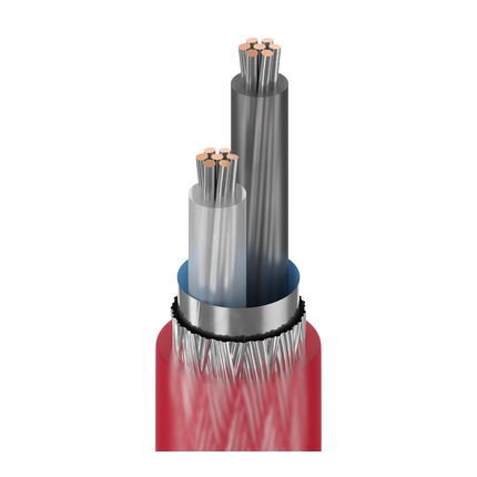 14 AWG, Multi-conductor Electronic Cable, 2 Conductor, Unshielded, RedClassics High-Temp