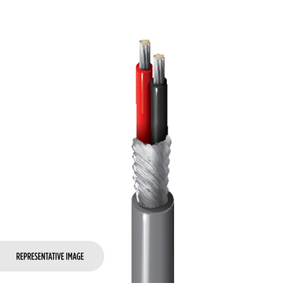 16 AWG, Multi-conductor Electronic Cable, 2 Conductor, Unshielded, Gray8780