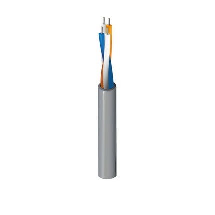 24 AWG, Multi-pair Electronic Cable, 4 Conductor, Unshielded, Gray9562