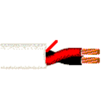 20 AWG, Multi-conductor Electronic Cable, 2 Conductor, Unshielded, Natural6400UE