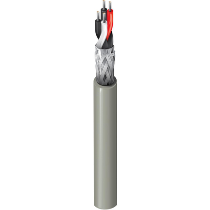 24 AWG, Multi-pair Electronic Cable, 4 Conductor, Unshielded, Gray8332