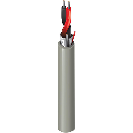 24 AWG, Multi-conductor Electronic Cable, 2 Conductor, Unshielded, Gray9501