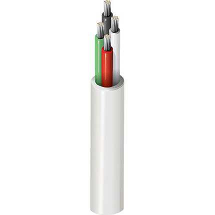 22 AWG, Multi-conductor Electronic Cable, 4 Conductor, Unshielded, Natural82444