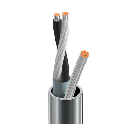 22 AWG, Multi-conductor Electronic Cable, 2 Conductor, Unshielded, GrayClassics Low-Temp