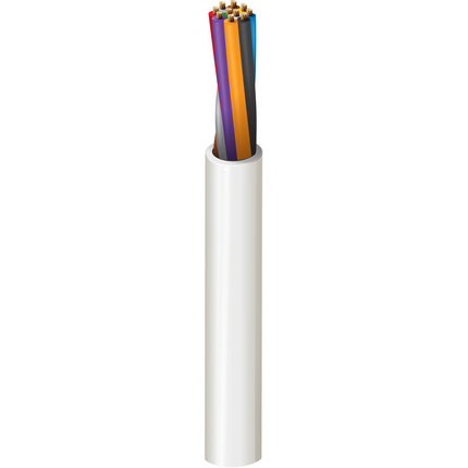 18 AWG, Multi-conductor Electronic Cable, 10 Conductor, Unshielded, Gray