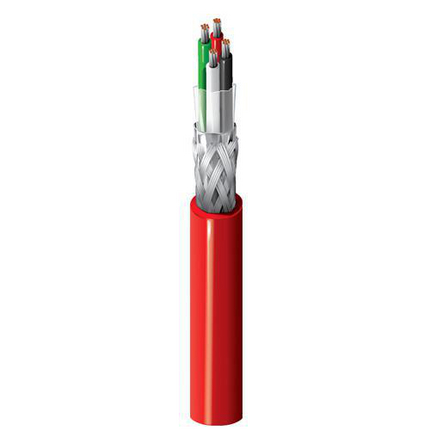 18 AWG, Multi-conductor Electronic Cable, 4 Conductor, Unshielded, Red83654