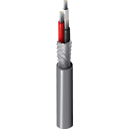 18 AWG, Multi-conductor Electronic Cable, 3 Conductor, Unshielded, GrayClassics Low-Temp