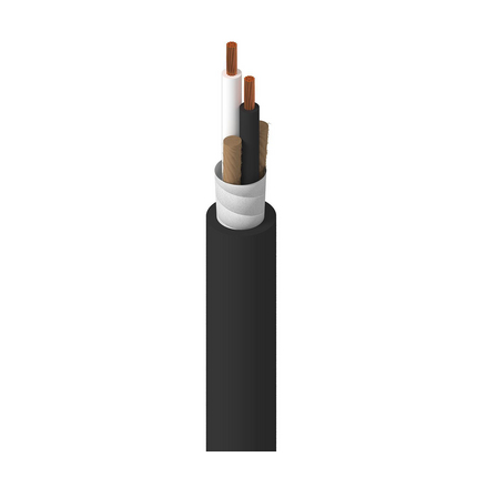 SVT Portable Cord, 18 AWG, 42 Strand, 2C, PVC, Black