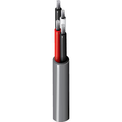 22 AWG, Multi-pair Electronic Cable, 6 Conductor, Unshielded, Gray9745