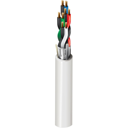 22 AWG, Multi-pair Electronic Cable, 8 Conductor, Unshielded, Gray