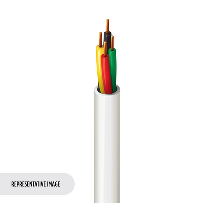 22 AWG, Multi-conductor Electronic Cable, 4 Conductor, Unshielded, Gray1242A