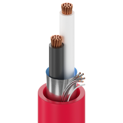14 AWG, Multi-conductor Electronic Cable, 2 Conductor, Unshielded, Gray5100FE