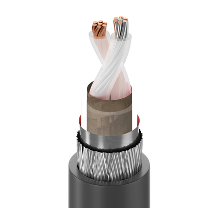 20 AWG, Multi-conductor Electronic Cable, 2 Conductor, Black9207