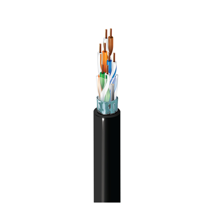 Cat 5e Networking Cable, 300V, Solid, Pairs