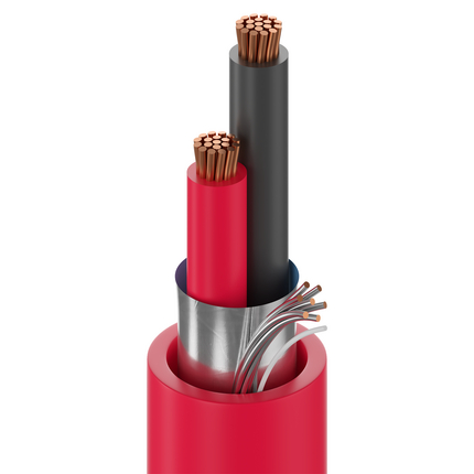 16 AWG, Multi-conductor Electronic Cable, 2 Conductor, Unshielded, Natural6200FE