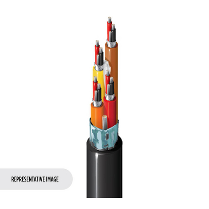 24 AWG, Multi-pair Electronic Cable, 32 Conductor, Black