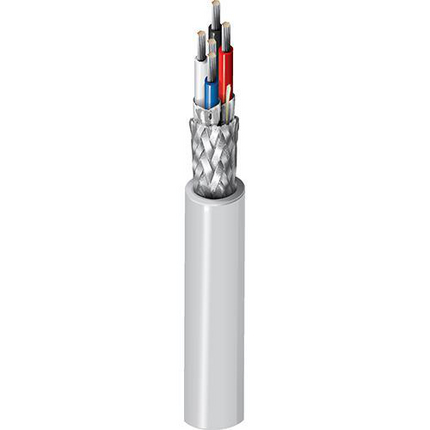 18 & 20 AWG, Multi-conductor Electronic Cable, 4 Conductor, Aluminum foil/polyester tape, Gray7895A
