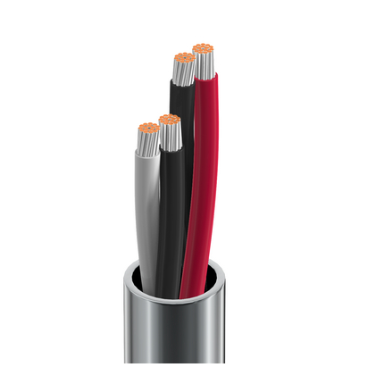 18 AWG, Multi-pair Electronic Cable, 4 Conductor, Unshielded, Gray9156