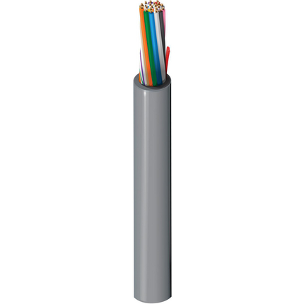 20 AWG, Multi-conductor Electronic Cable, 20 Conductor, Unshielded, Gray