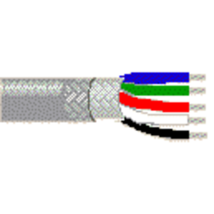 20 AWG, Multi-conductor Electronic Cable, 5 Conductor, Unshielded, Gray8405