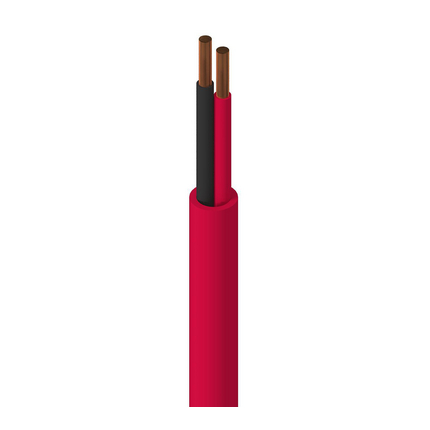 18 AWG, Multi-conductor Electronic Cable, 2 Conductor, Unshielded, RedClassics Low-Temp