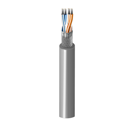 24 AWG, Multi-pair Electronic Cable, 4 Conductor, Unshielded, Gray9842